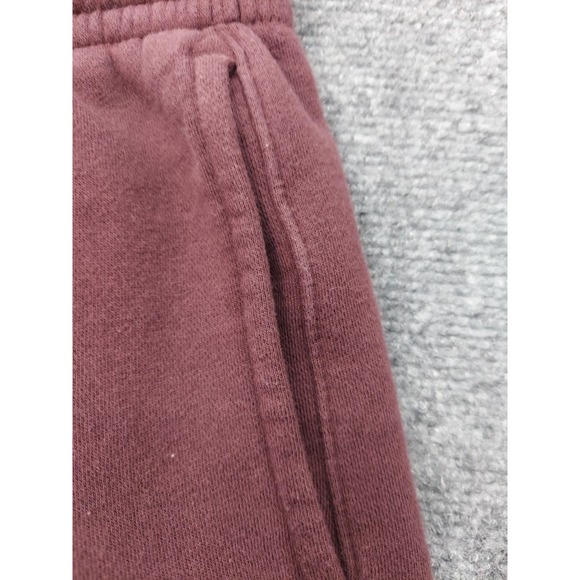 Nike Sportswear Club Sweat Pants Mens Small Burgundy Red Fleece Logo Joggers - Picture 11 of 13